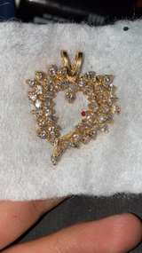 Diamond Heart Pendant in Gold 14k
 - Image 2