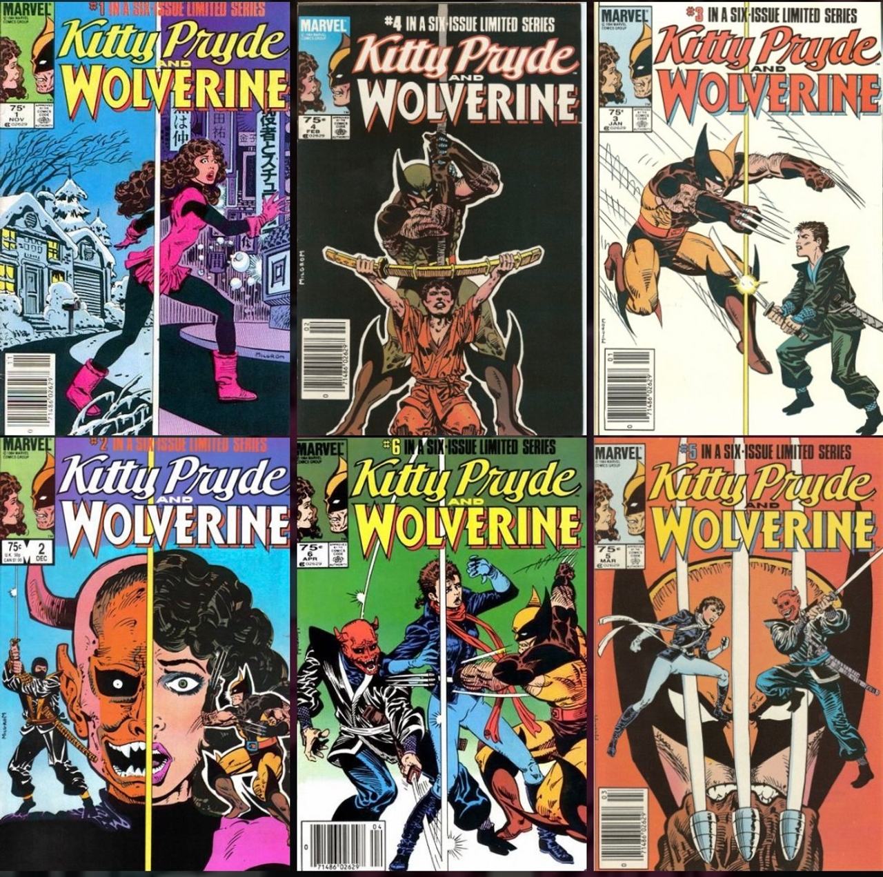 Kitty Pryde and Wolverine (1984) #1-6 Complete Limited Series