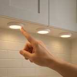 Project Source LED Puck Light 2-Pack 2.6-in Battery LED Under Cabinet Puck Ligh - Image 4