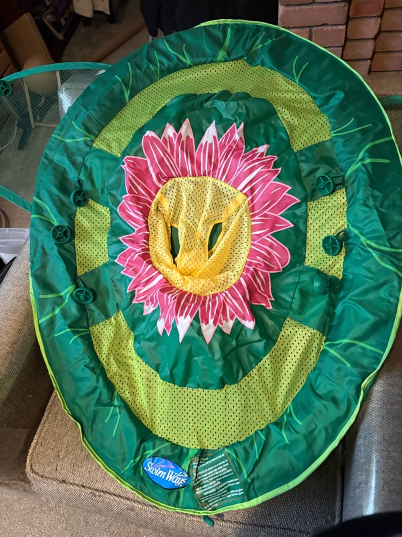 SwimWays Baby Spring Float with Canopy - Flower Design