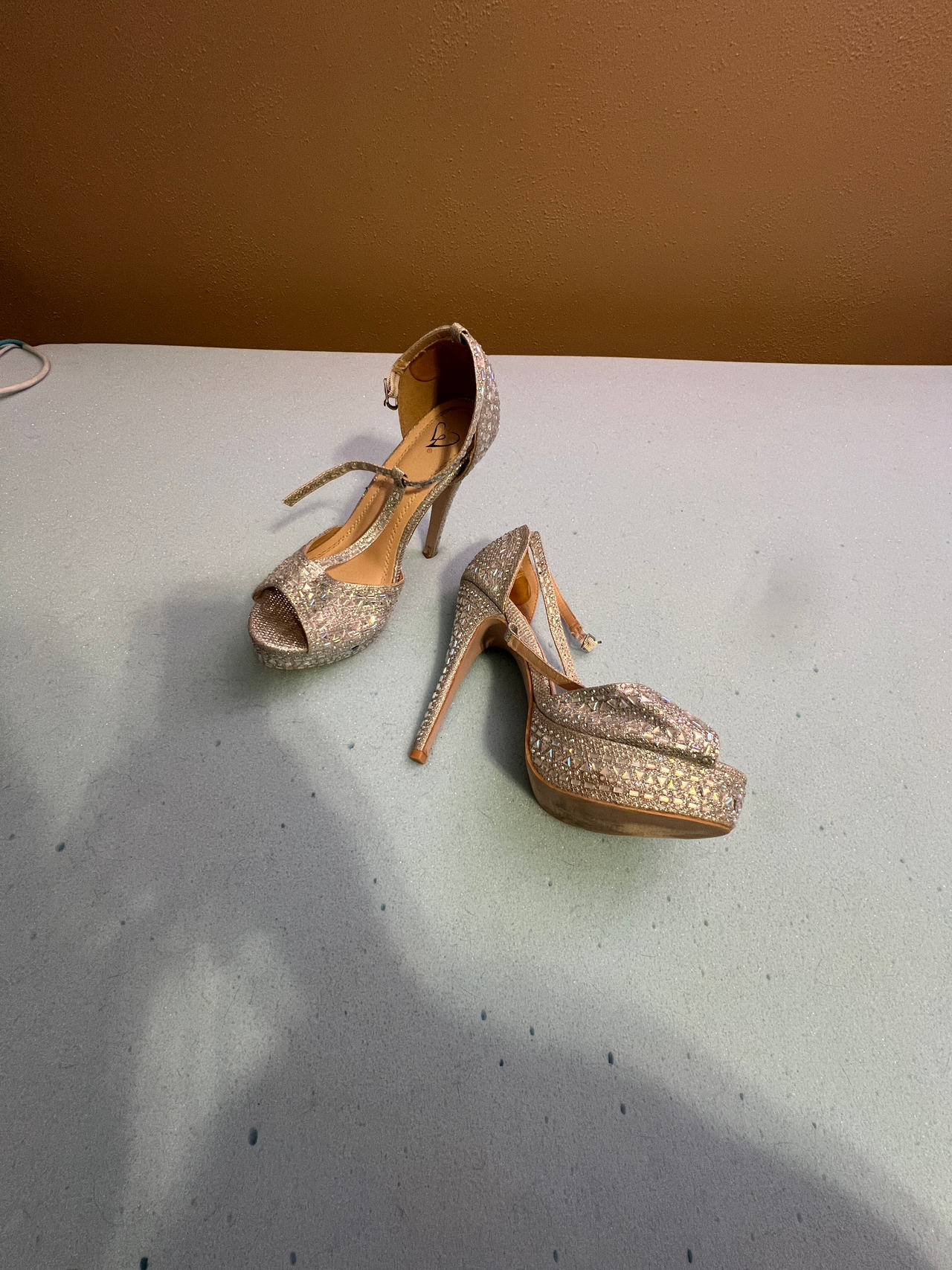 Windsor Rhinestone Platform Heels