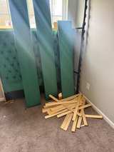 Meridian Velvet Upholstered Bed Frame – Green - Image 2