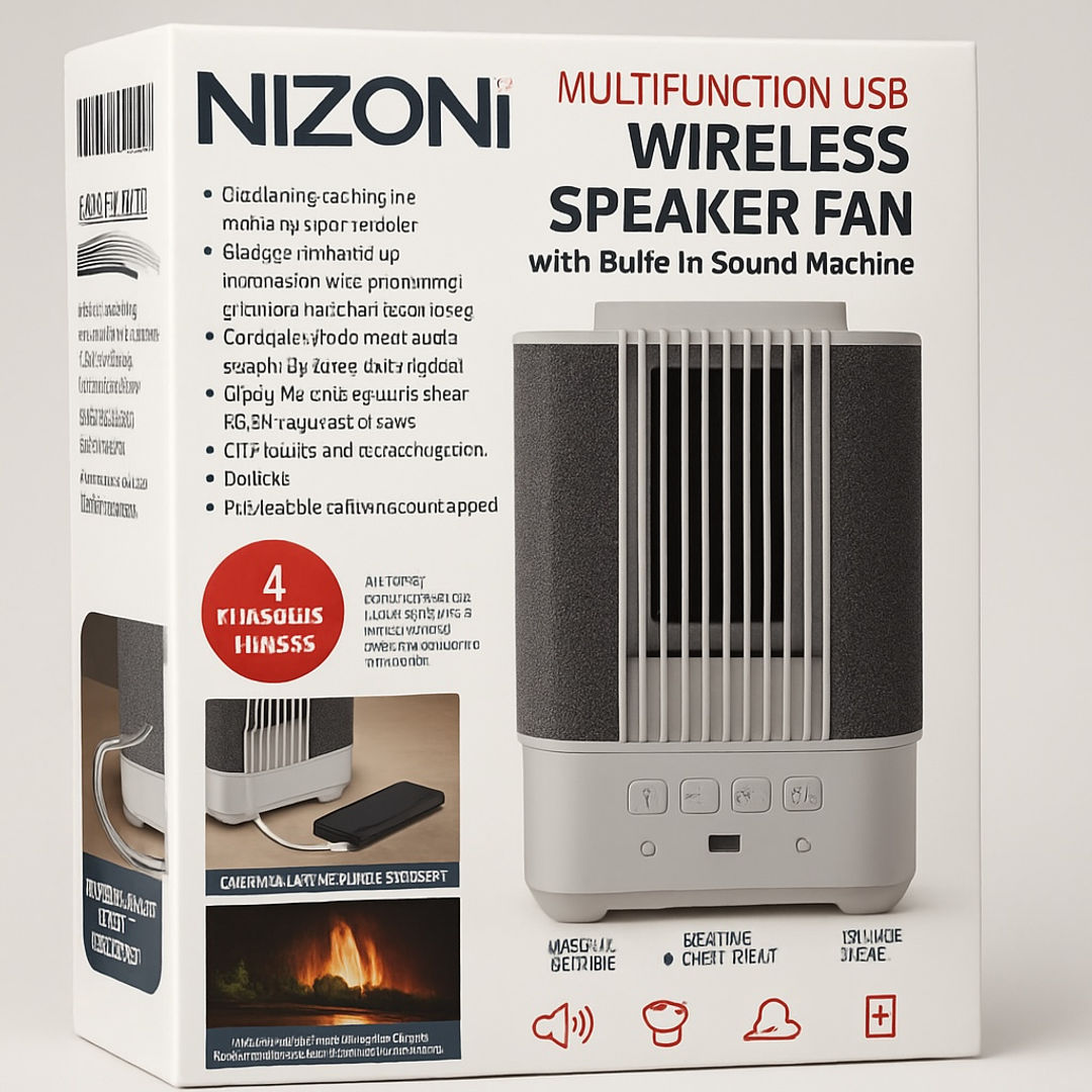 Nizoni Multifunction USB Wireless Speaker Fan