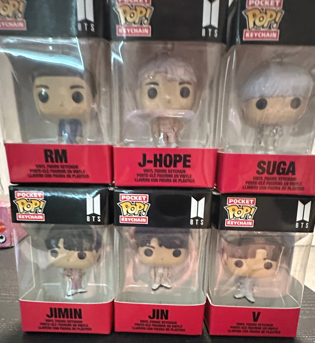 Funko Pocket Pop! Keychain BTS Vinyl Figures Set