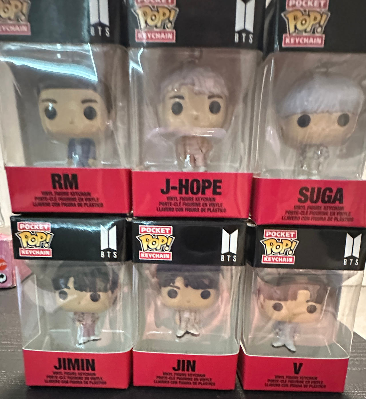 Funko Pocket Pop! Keychain BTS Vinyl Figures Set
