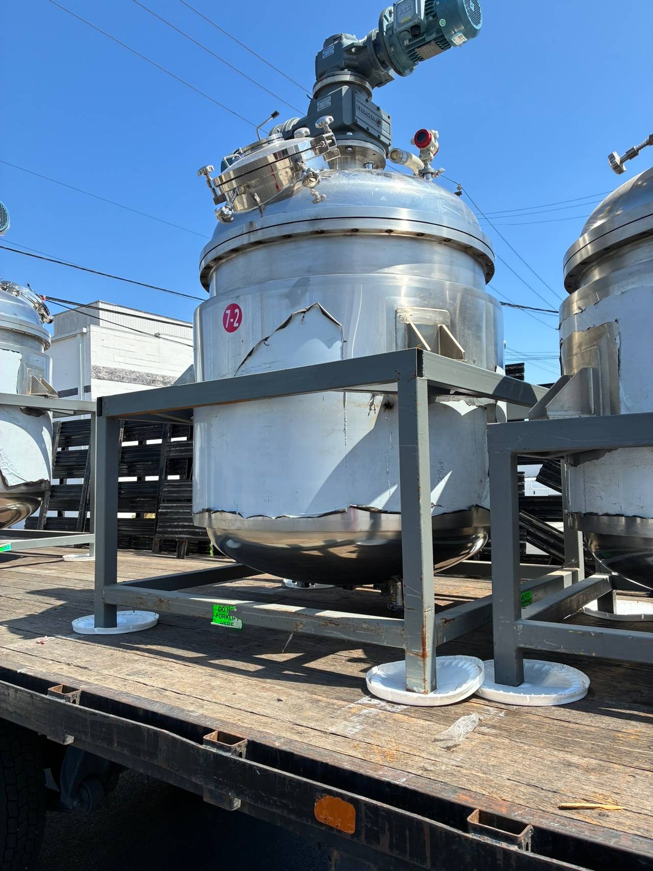 Stainless Steel Reactor Vessel with drives 