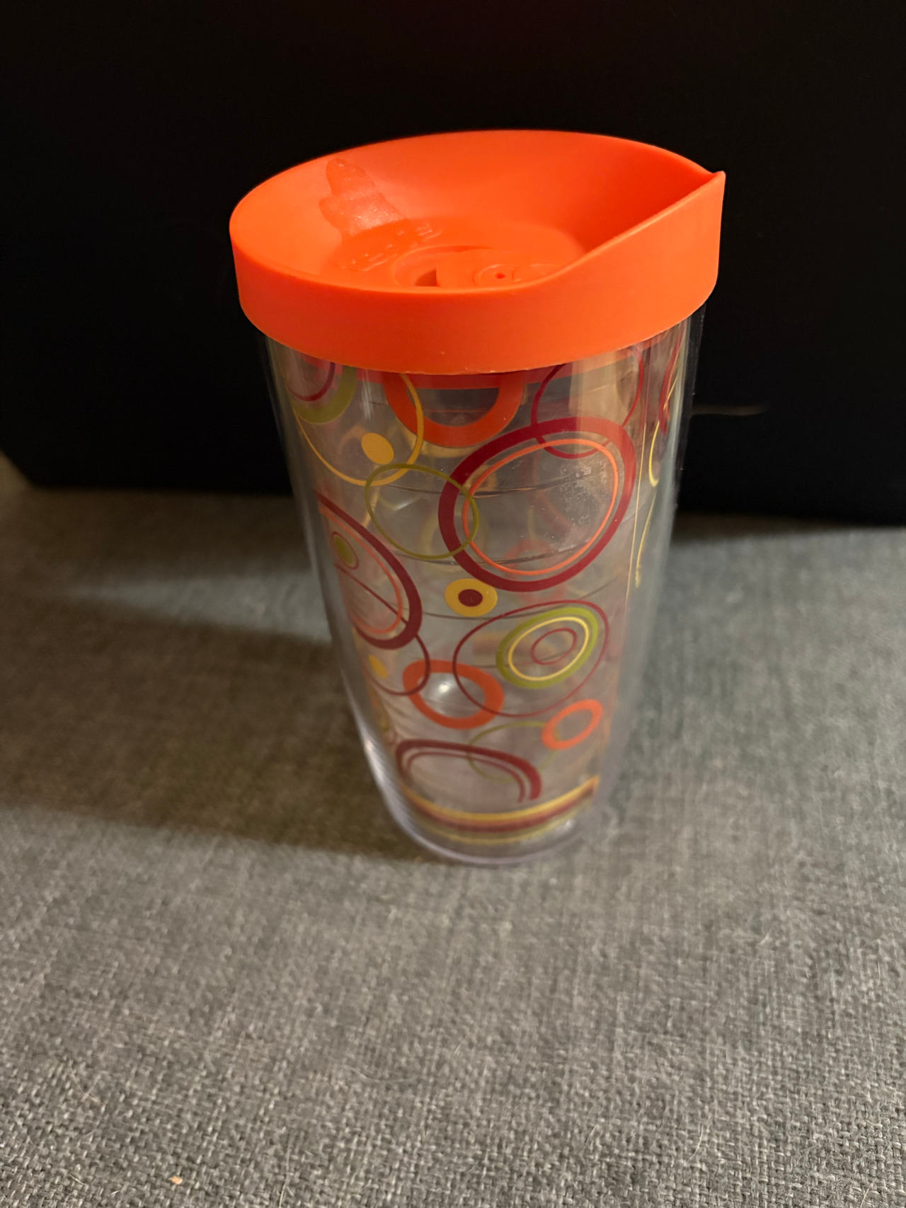 Tervis 16oz Insulated Tumbler with Orange Lid