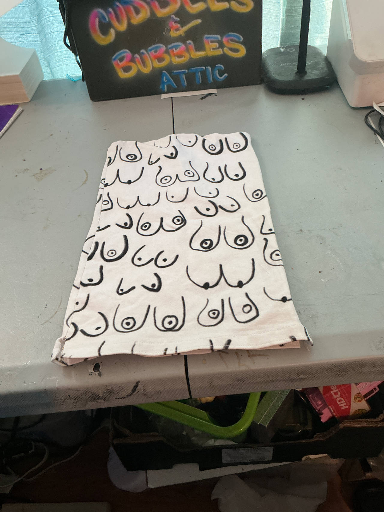 Gravel & Gold Boobs Tote Bag