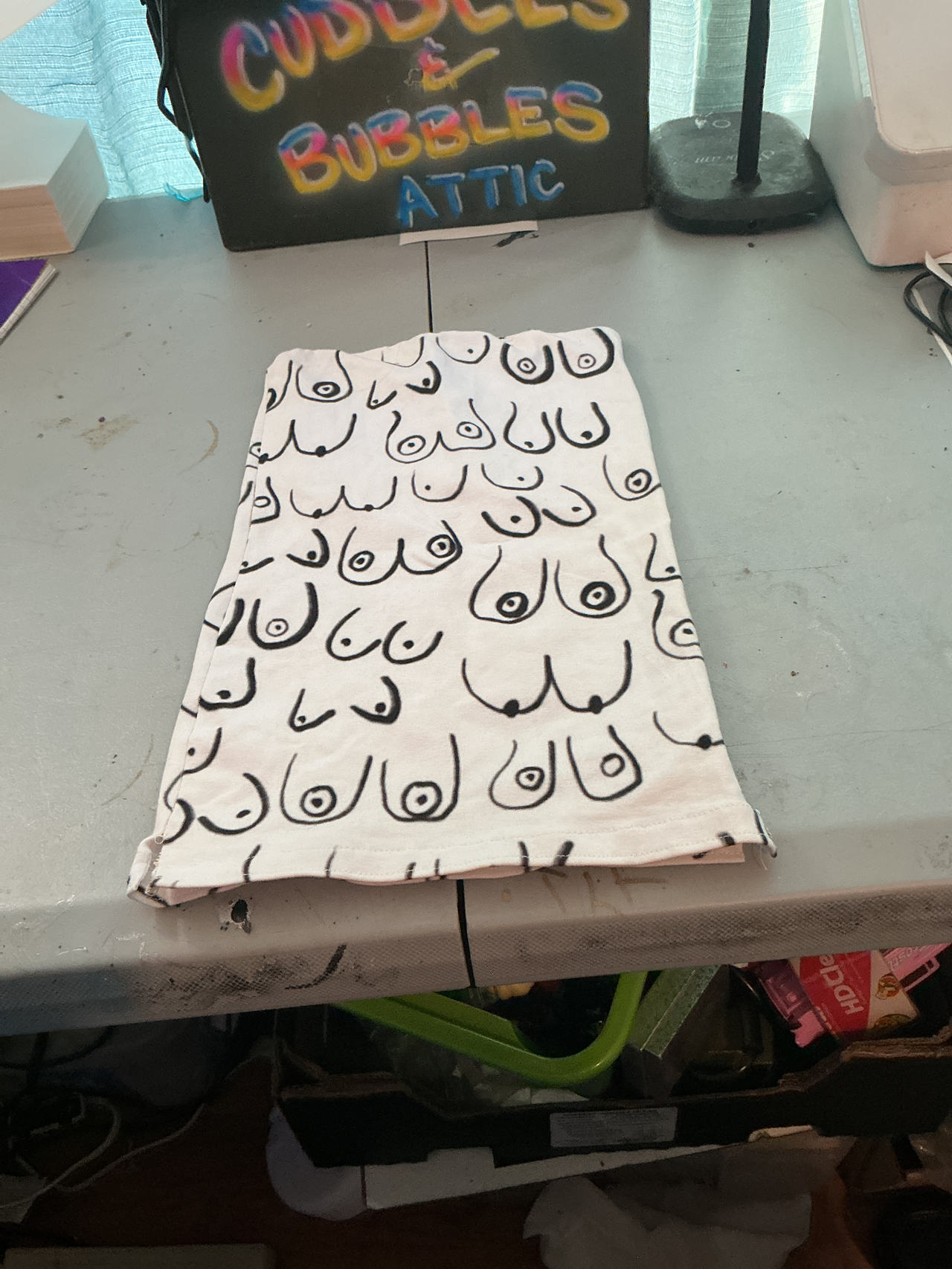 Gravel & Gold Boobs Tote Bag
