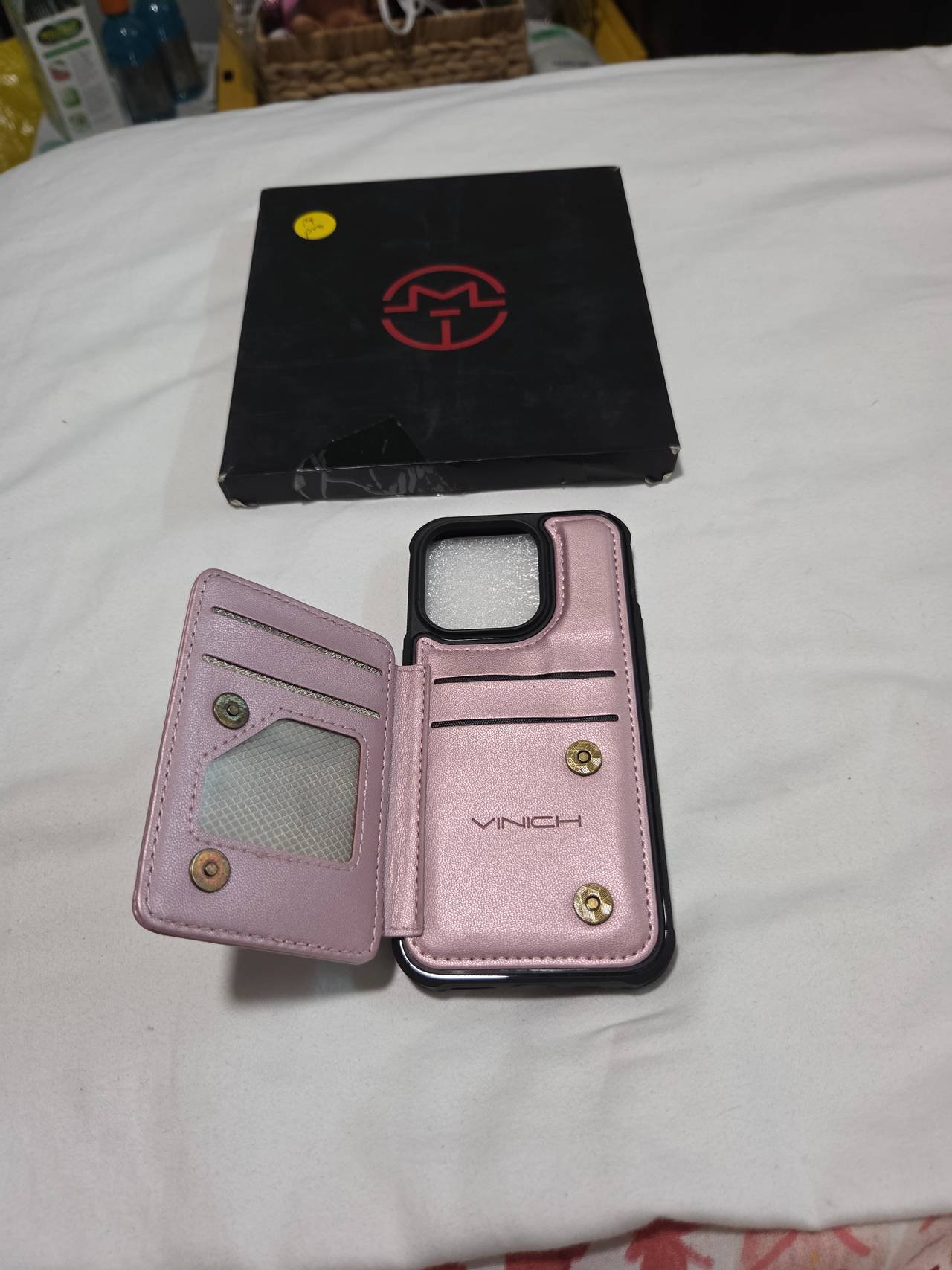 Monasay iPhone 14 Pro Wallet Case