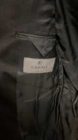 Canali Men's Black Wool Suit Jacket - Image 1