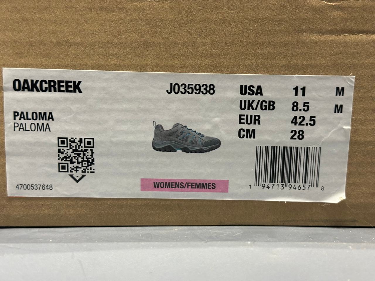 Merrell Oakcreek. Women’s Size 11 Medium Trail Shoes.