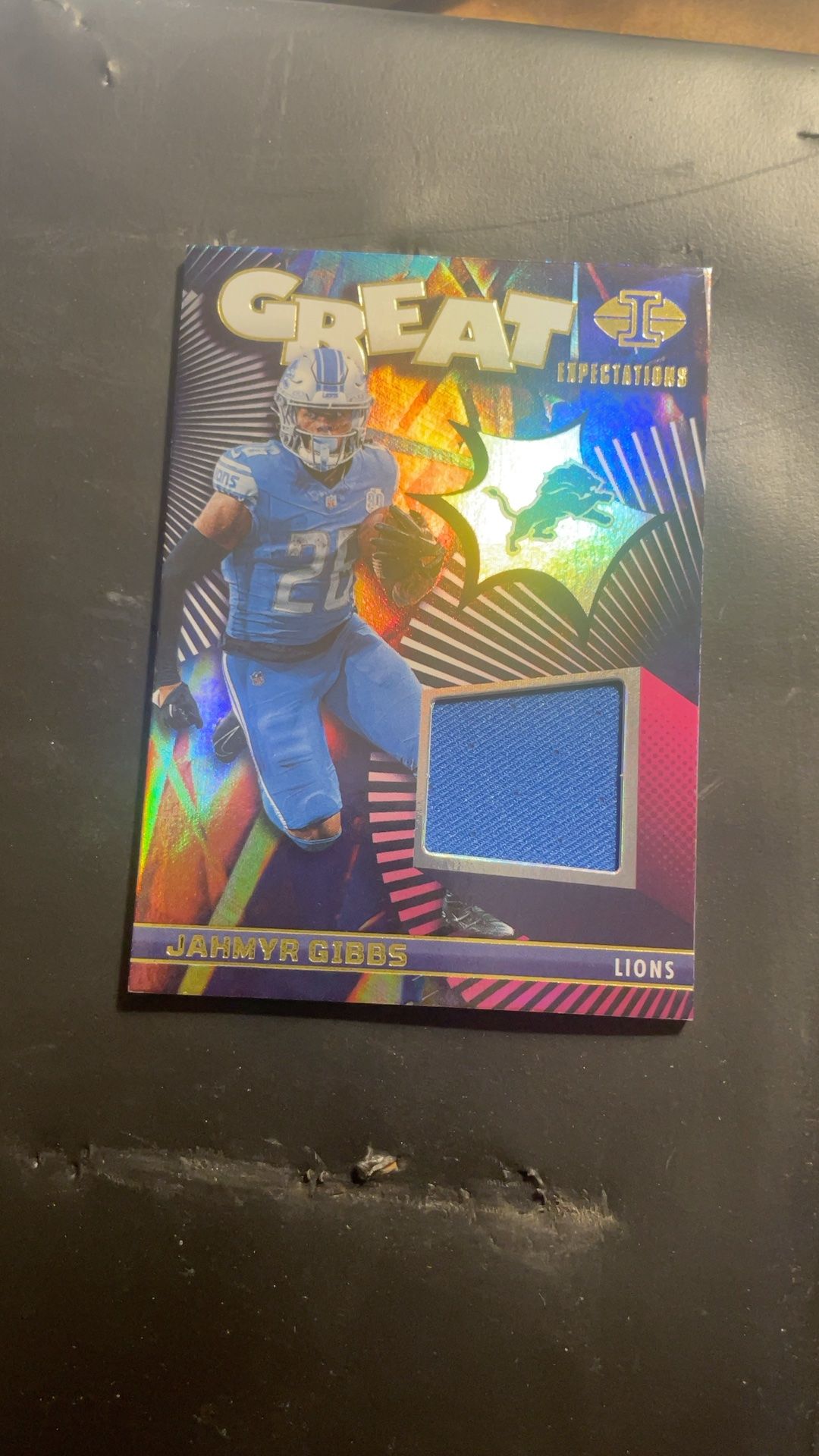 Panini Illusions Jahmyr Gibbs Patch Card