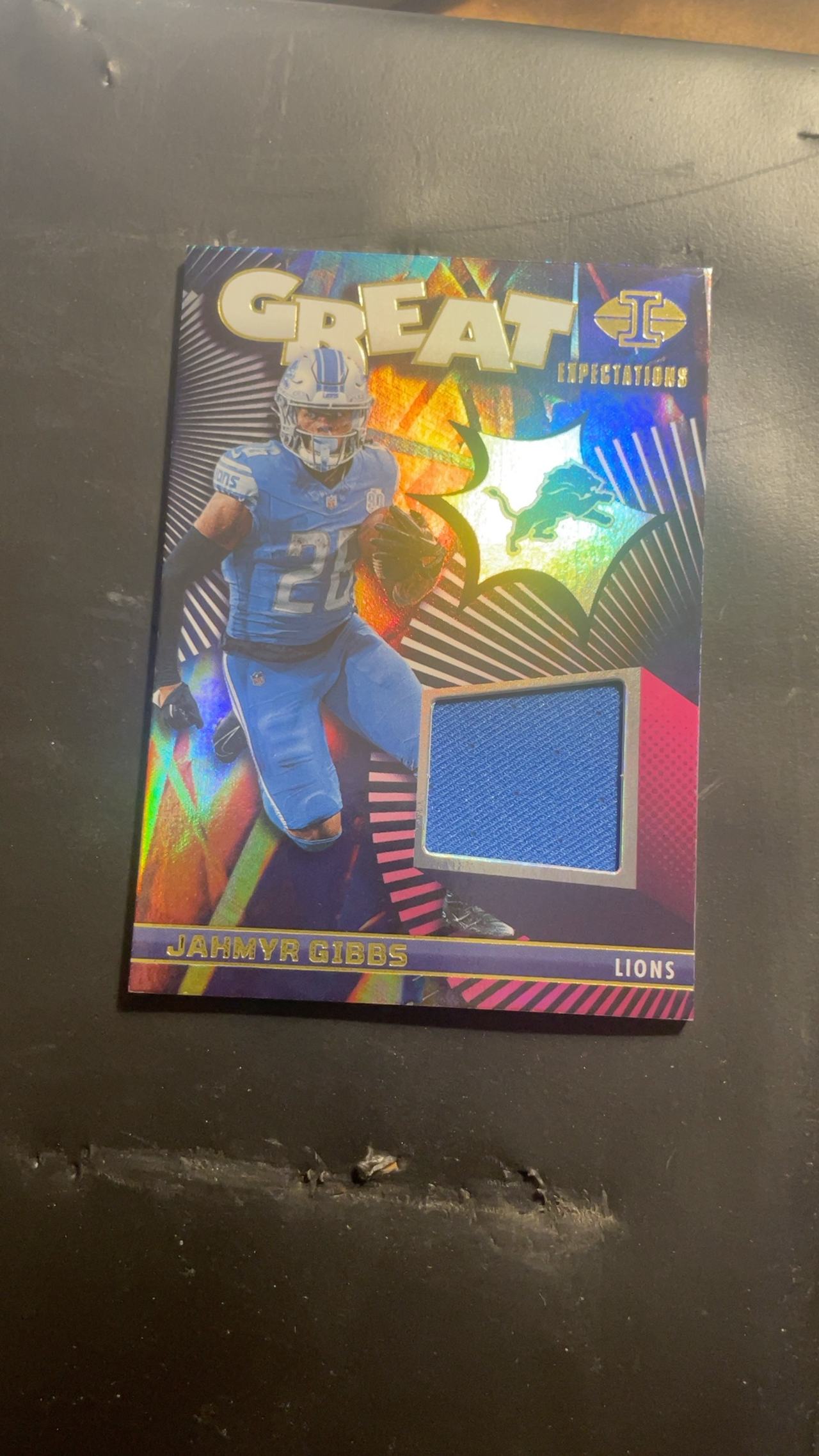 Panini Illusions Jahmyr Gibbs Patch Card