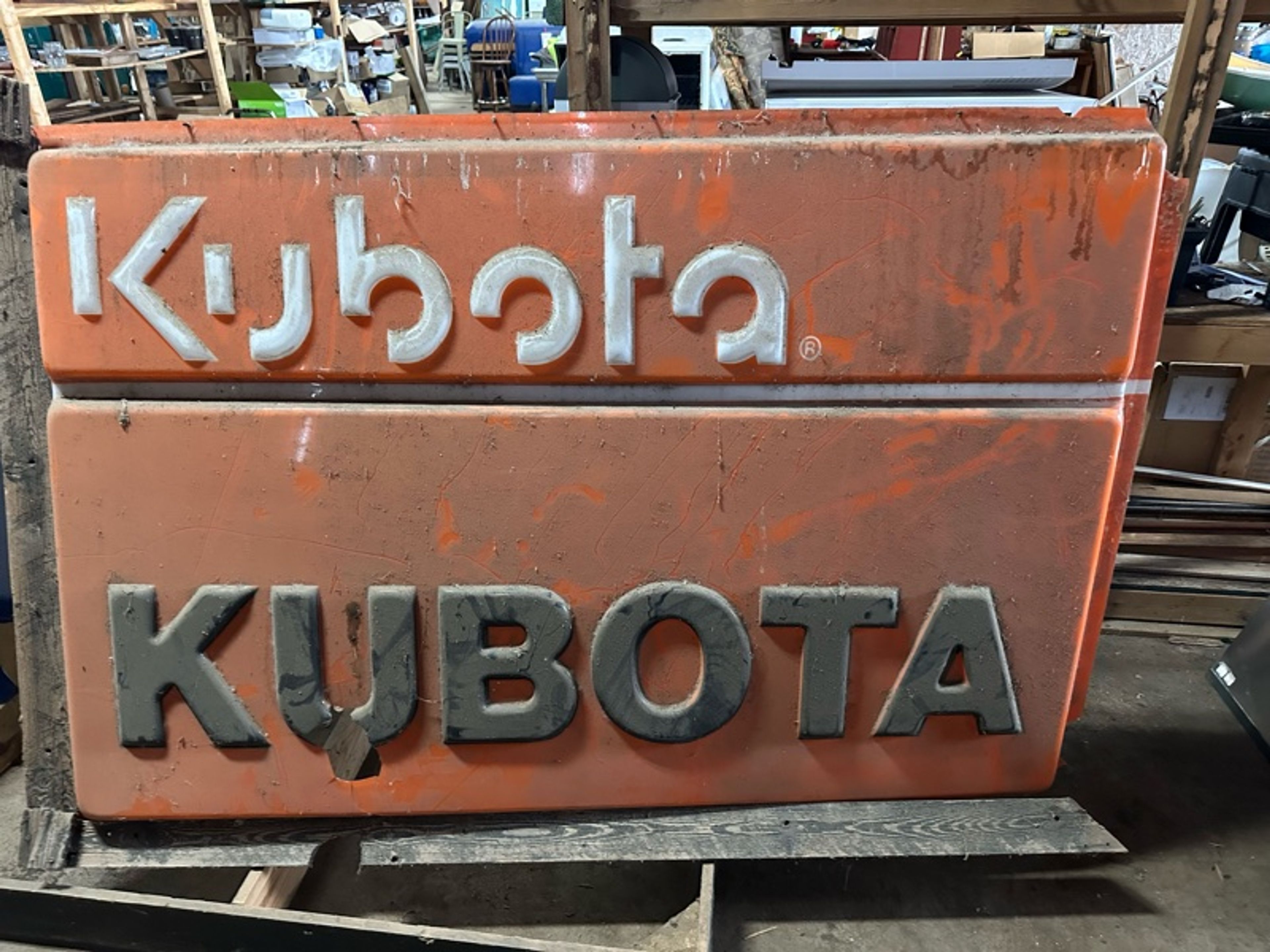 Kubota Dealer light sign