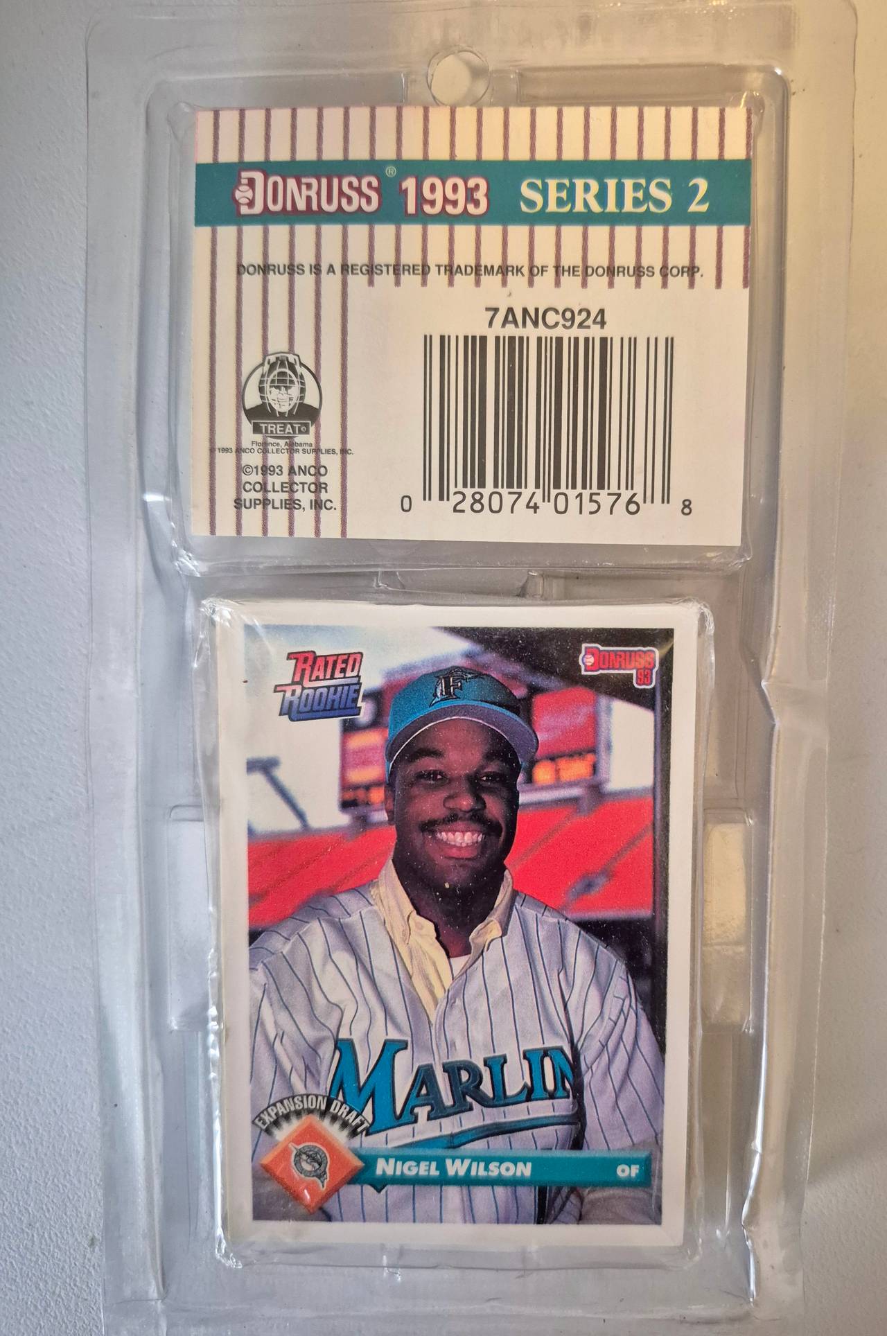 1993 Donruss Marlins Expansion Draft Cards Complete 21-Card Set Series 2