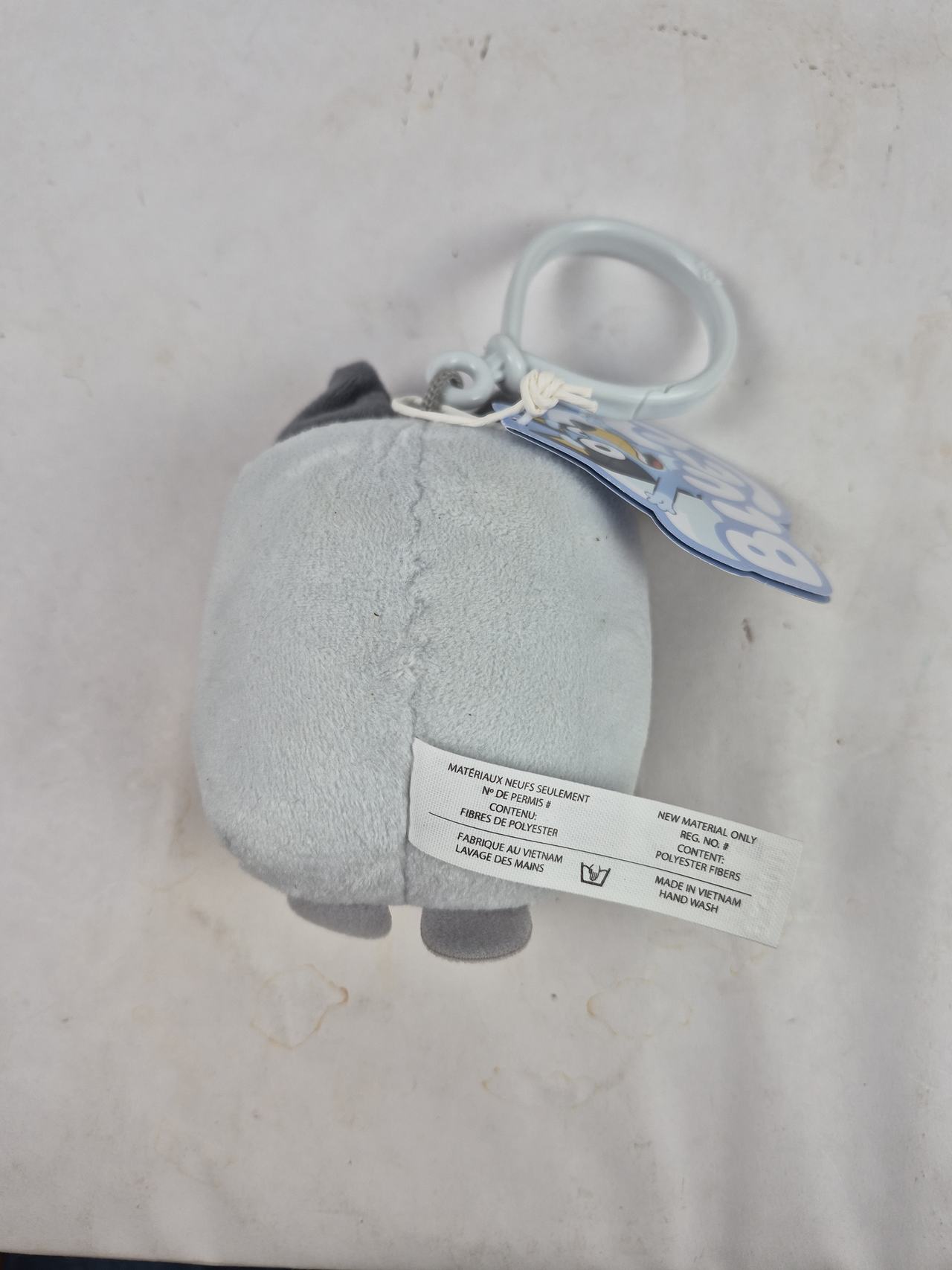 Bluey Muffin Plush Clip-On Keychain