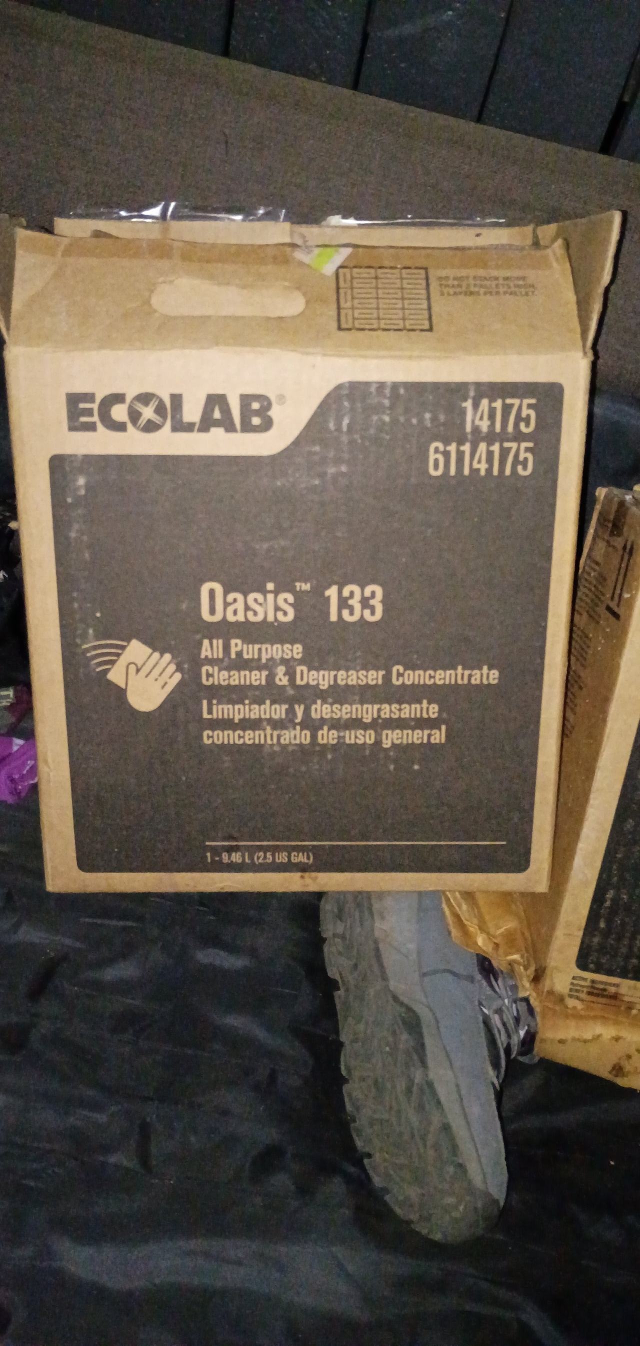 Ecolab Oasis 133 All Purpose Cleaner & Degreaser Concentrate 2.5 Gallon