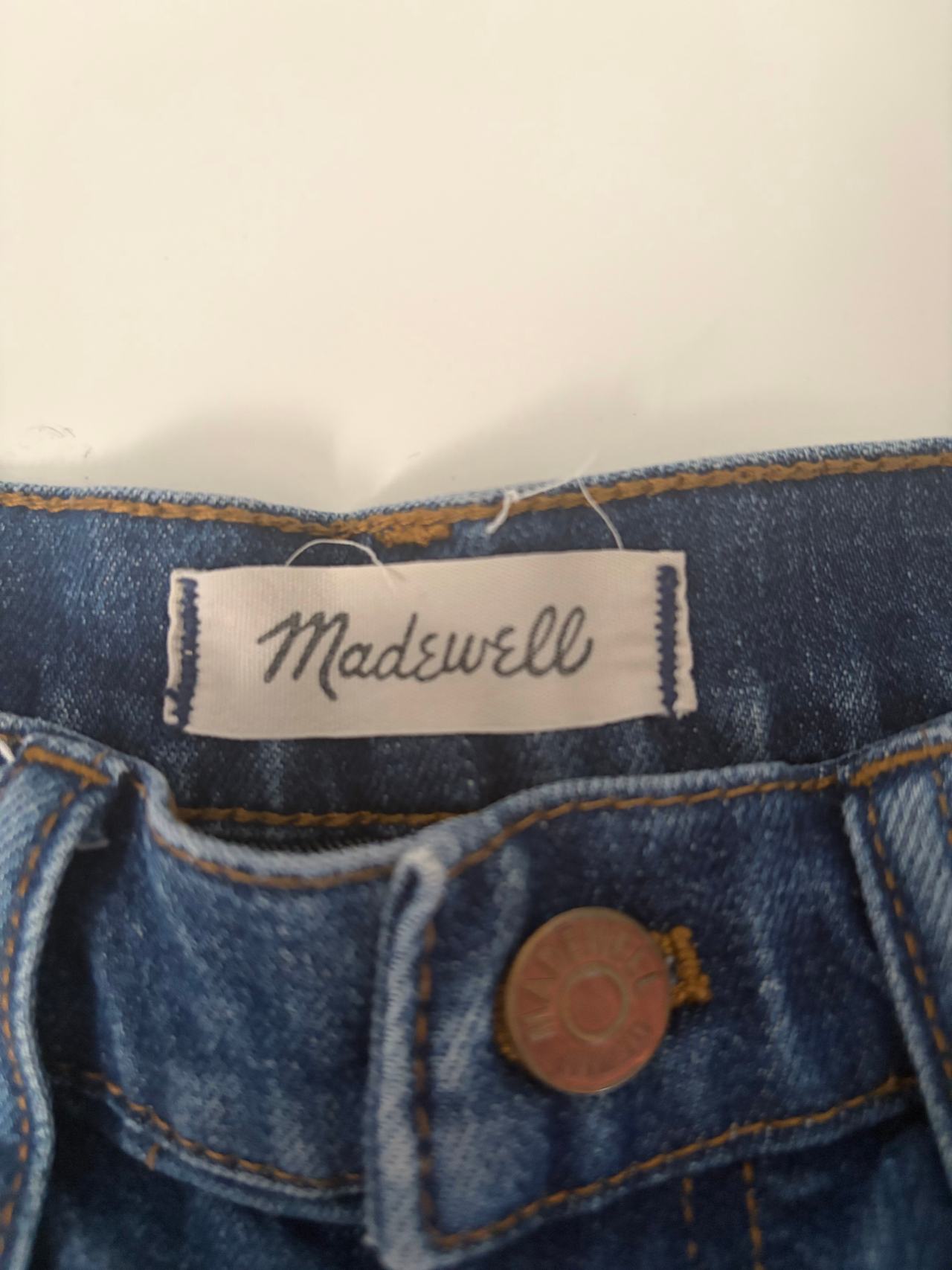 Madewell Denim Cut Off Shorts Hi Rise 26