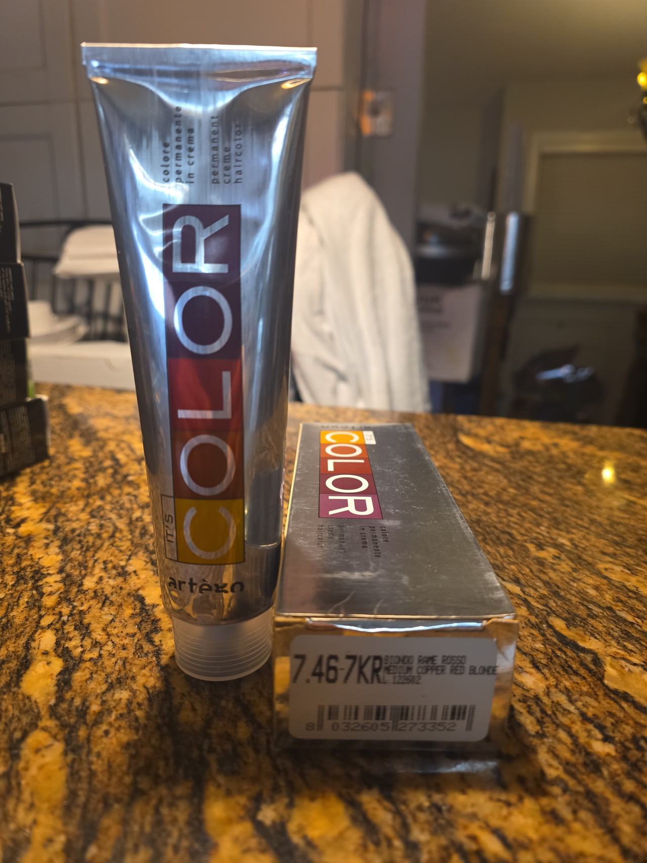 Artego It's Color Permanent Hair Color 7.46-7KR Medium Copper Red Blonde