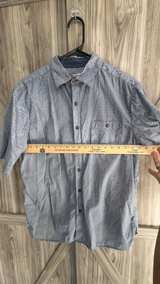 Medium blue Campia Moda Geometric Print Button Down Shirt Mens - Image 4