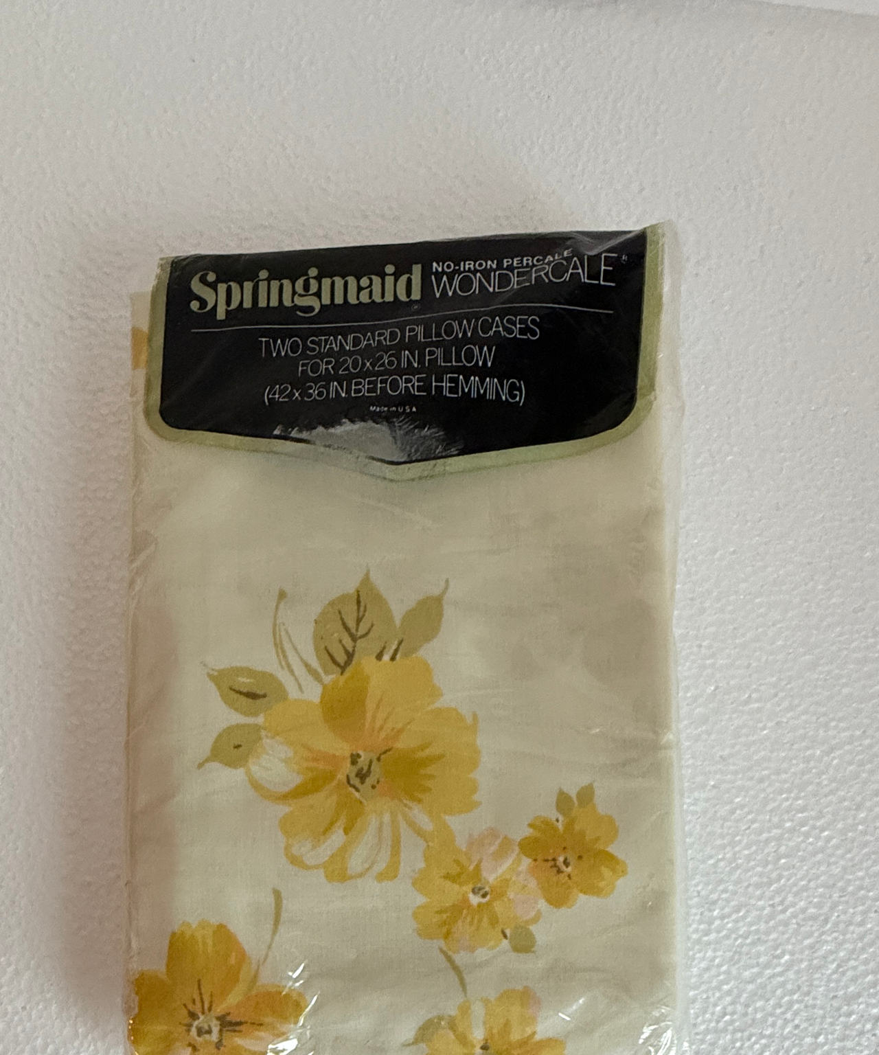 Springmaid Wondercale Vintage Floral Pillowcases 2 Standard NEW