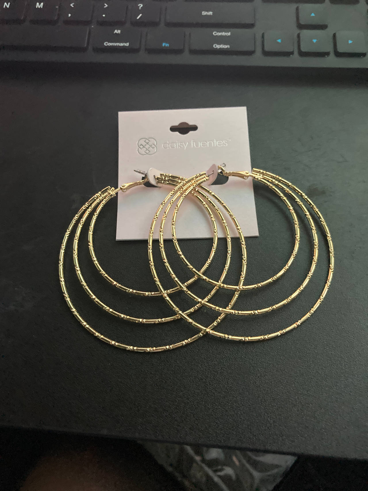 Daisy Fuentes Gold-Tone Hoop Earring Set