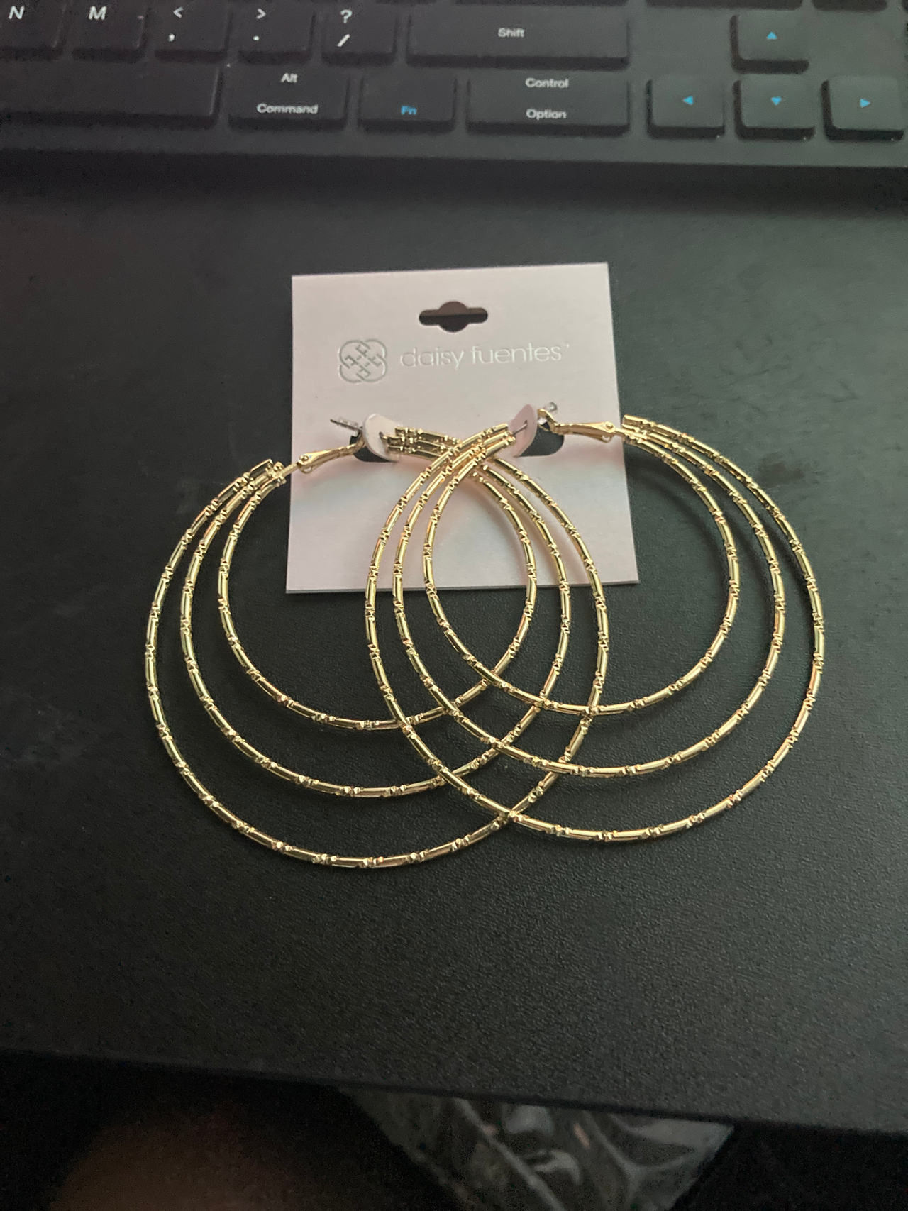 Daisy Fuentes Gold-Tone Hoop Earring Set