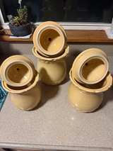 Chris Madden Felice set of three Yellow Canister’s  - Image 4
