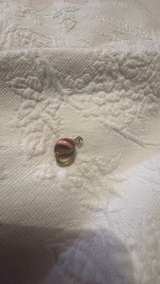 Natural Sea Shell Gold Rim Pendant - Image 6