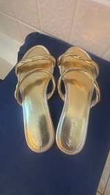 Circus NY Gold Braided Flat Sandals - Image 3