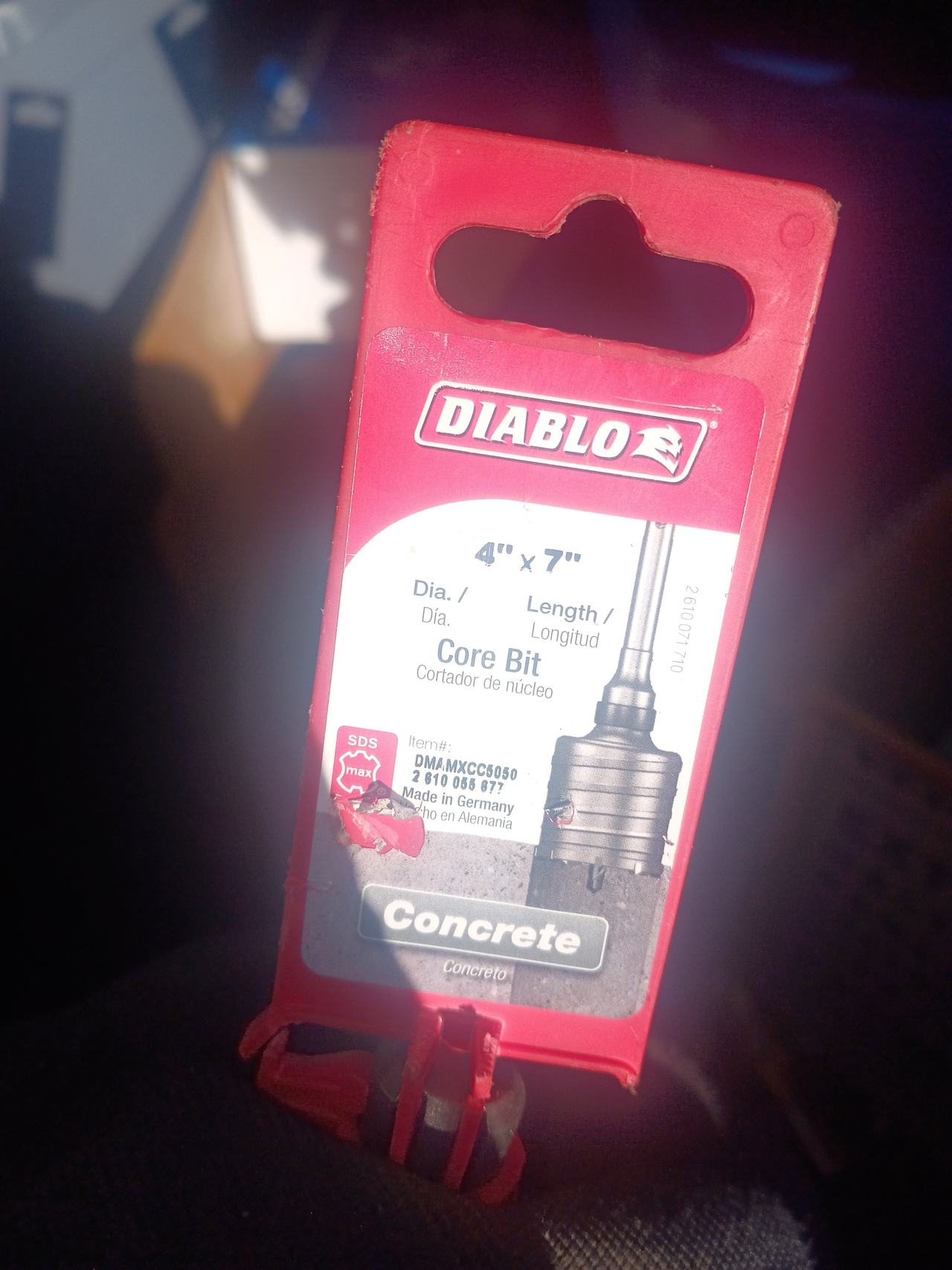 Diablo 4 in. x 7 in. SDS-Max Core Bit for Concrete