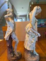 Vintage Porcelain Courting Couple Figurines - Image 4