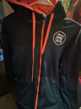 Allstate Hot Chocolate 5K Marathon Full Zip Hoodie Blue - Image 1