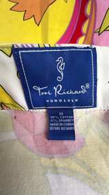 Tori Richard Honolulu Floral Paisley Mini Skirt size 10 - Image 4