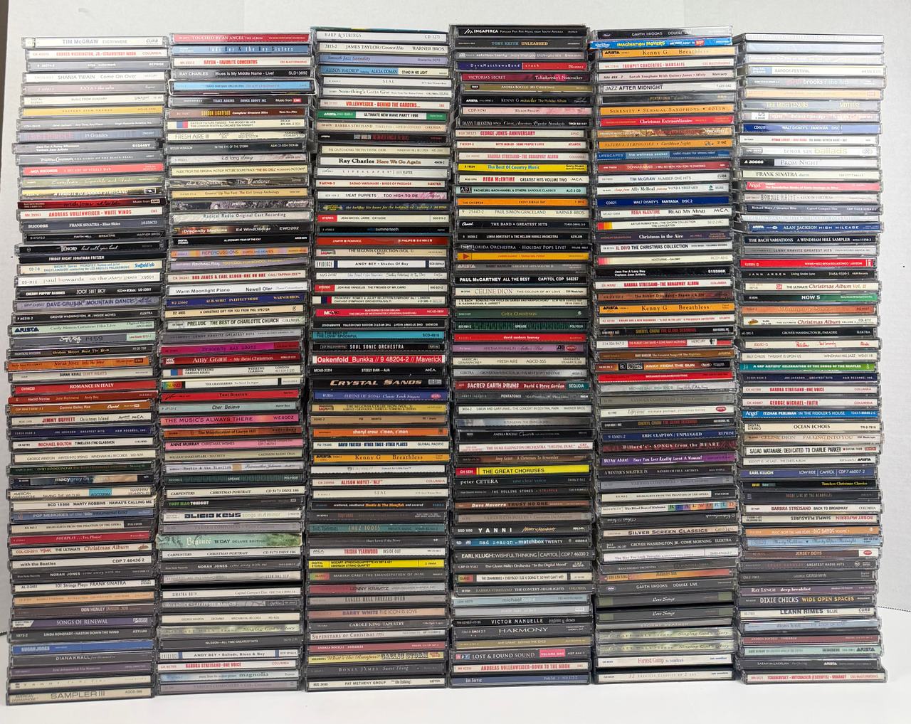 340 Music CDs Large Collection of Assorted Jazz Rock Classical R&B Country