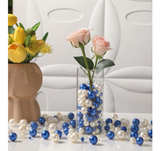 200 Pcs Vase Filler Beads White and Blue Pearl Beads for Vase No Hole Pearls - Image 4