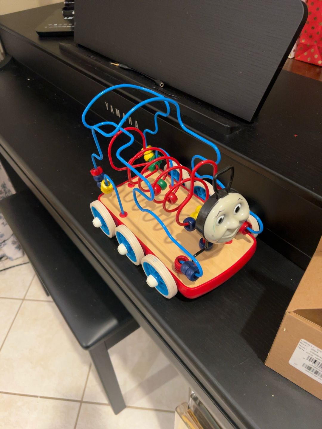 Anatex Thomas the Tank Engine Roller Coaster Bead Maze Wooden Toy