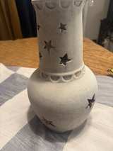 **MUST GO**
Gray and White Clay Chiminea Incense Burner - Image 4