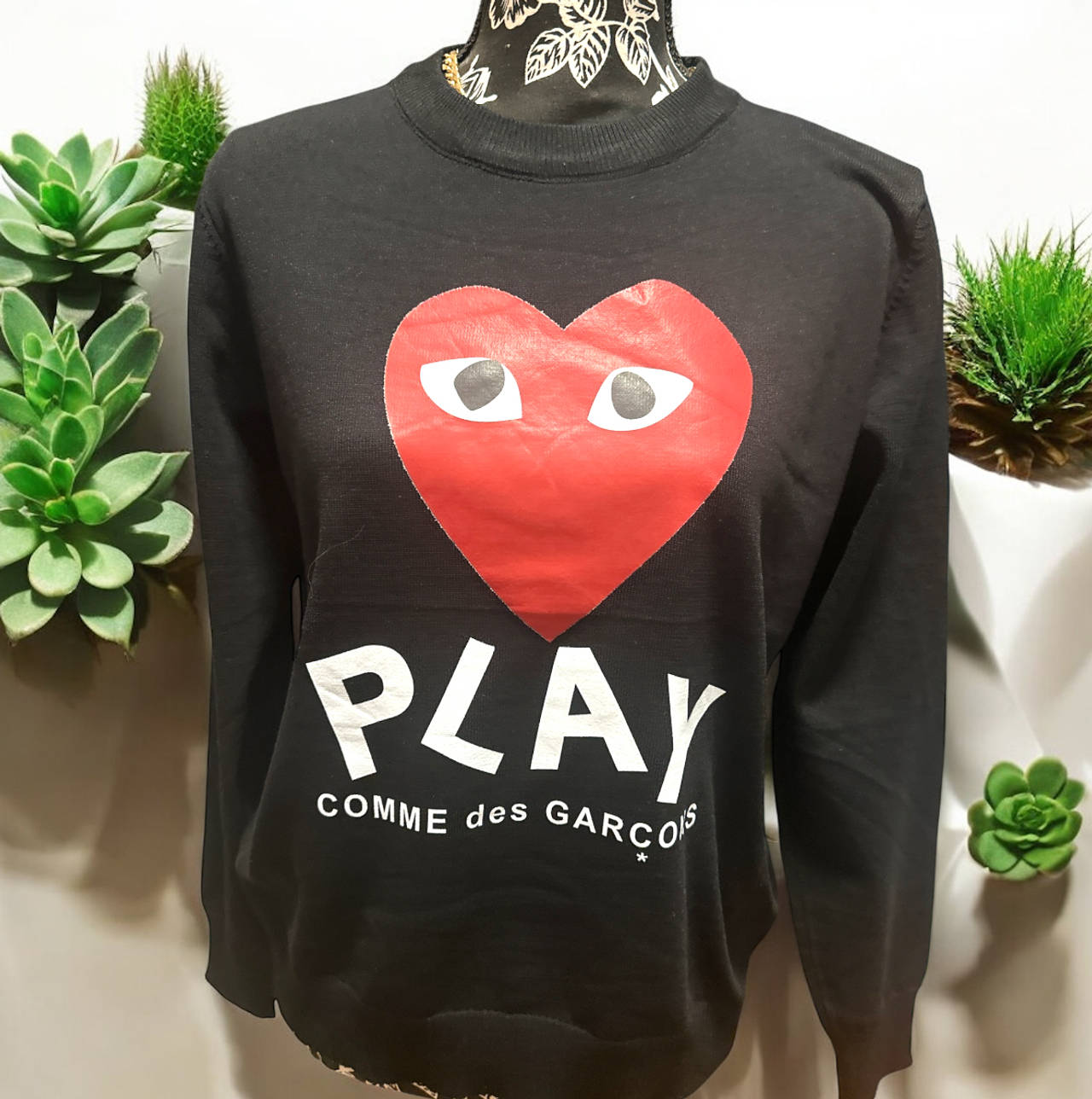 Comme des Garçons Play Heart Logo Sweatshirt