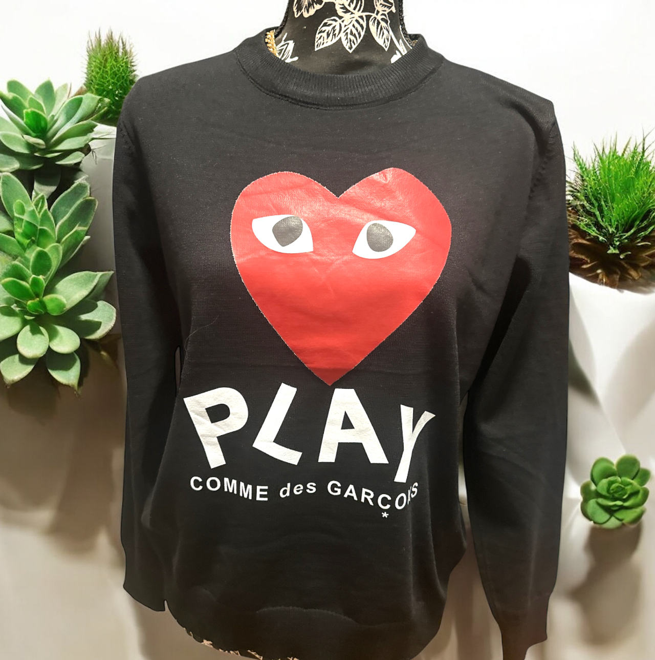 Comme des Garçons Play Heart Logo Sweatshirt
