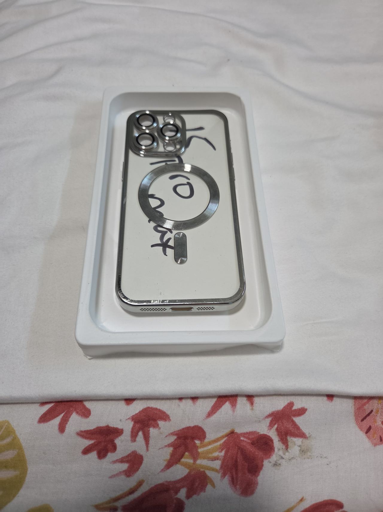 Magnetic Clear Case for iPhone 15 Pro Max with Camera Lens Protector