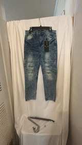 GS-115 Boys Distressed Moto Stretch Jeans - Image 2