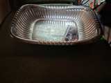 Vintage Silver Plated Fluted Bread Basket - Image 3