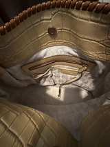 Michael Kors Hamilton Whipstitch Croc-Embossed Tote - Image 5