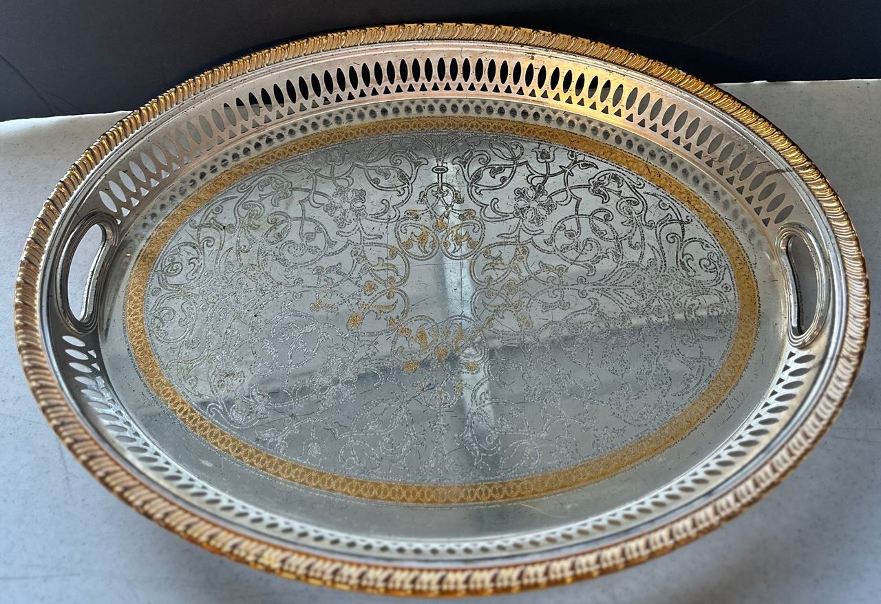 Vintage Kensington No. 7846 Oval Serving Tray 88-2