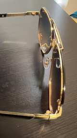 Luxury Gradient Lens Aviator Sunglasses - Gold Frame Men’s Fashion Shades - Image 3