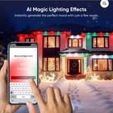 Nanoleaf 16.6ft Permanent Outdoor Lights Expansion Pack New RGBICW Matter - Image 5