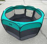 Ruff 'n Ruffus Portable Pet Playpen with Carry Case. Excellent condition! - Image 1