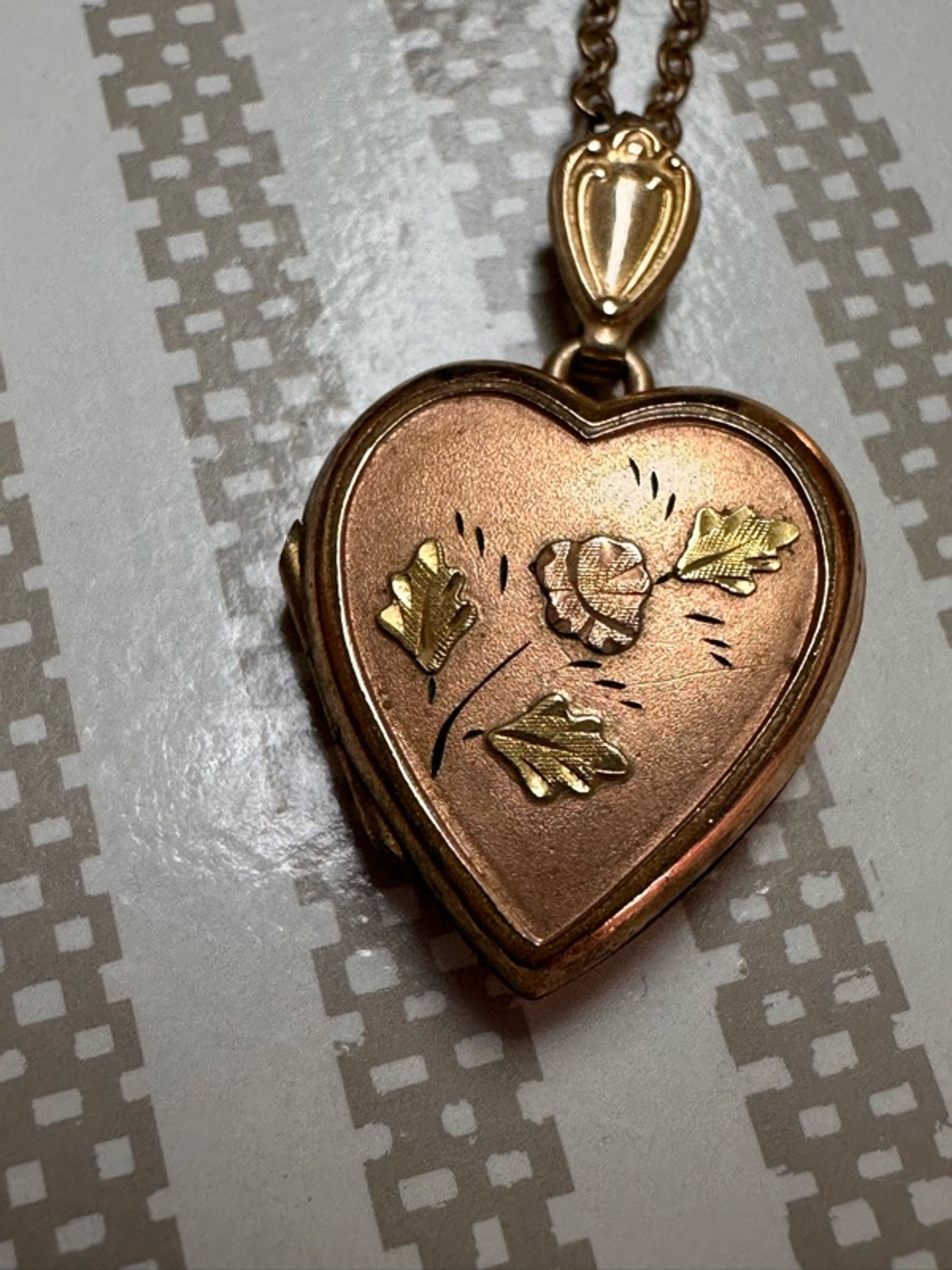 Vintage Heart Locket Pendant